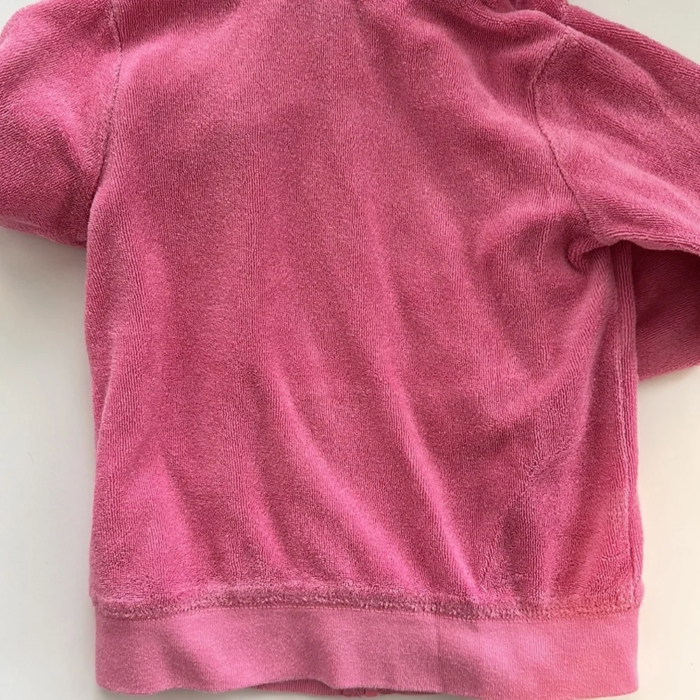 Juicy Couture 24 Month Pink 2 Piece Sweat Pants And Hoody jacket velour - Picture 7 of 9